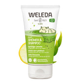 Weleda Kids 2-in-1 Lively Lime bottle for gentle cleanse of hair and skin