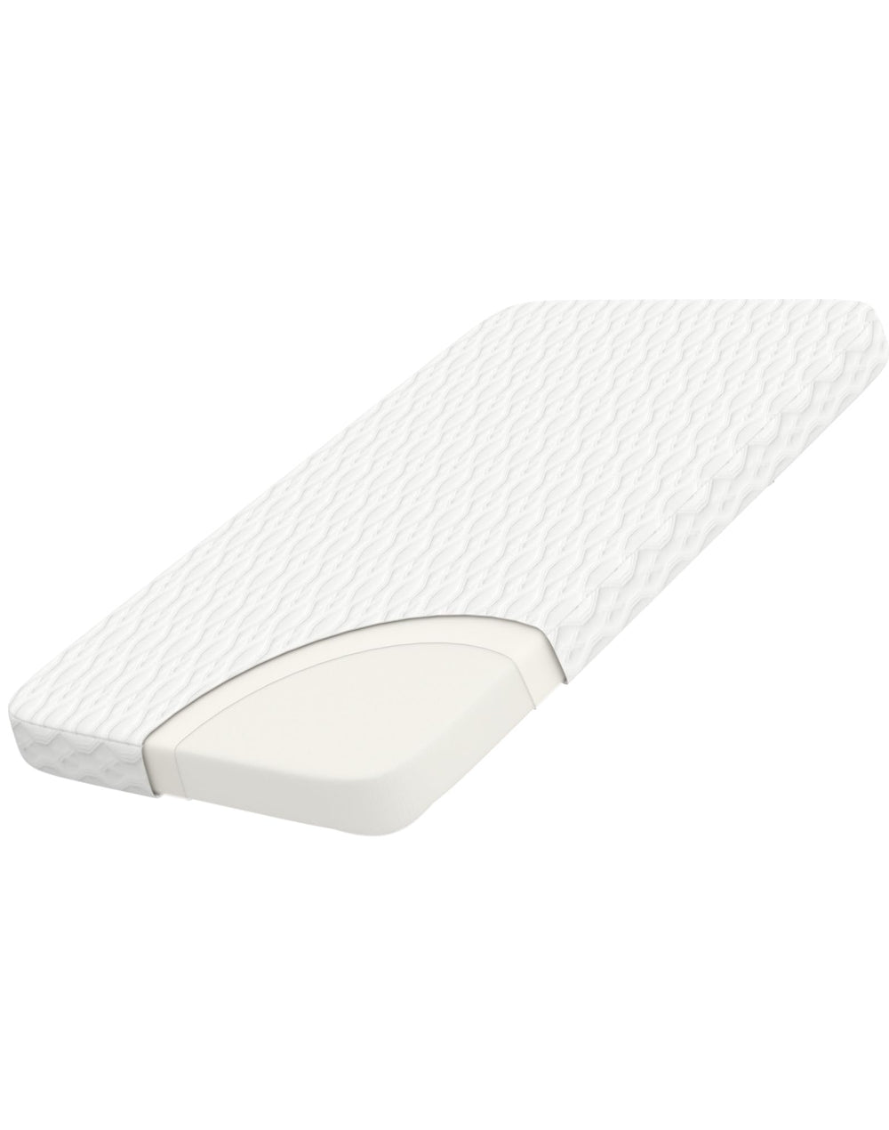 WELLZEE rectangle bassinet mattress foam-1-5-inch for gentle, supportive sleep