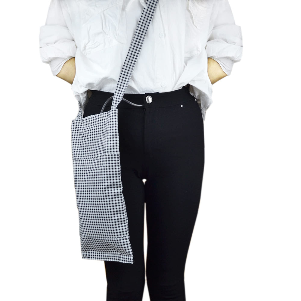Welsoon urine bag holder front view, discreet design for everyday privacy.