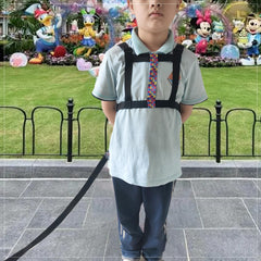 Welsoon walking harness adjustable tether lets you set safe space.