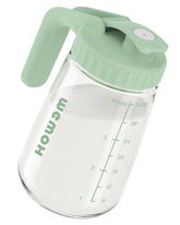 WEMOH 32oz pitcher with wide mouth for easy cleaning and filling.