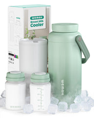 WEMOH cooler bottle Sleep Saver for nighttime pumping, keeps milk nearby
