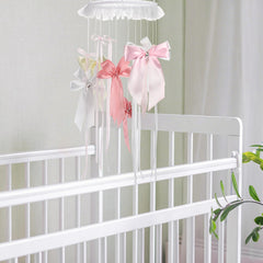 Wenqik 3D nursery gift mobile adds elegant decor.