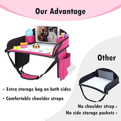 WENRENER travel tray doubles as compact backpack for easy transport