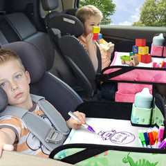 WENRENER travel tray with adjustable strap securing on seat