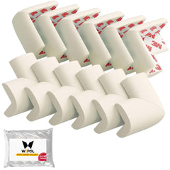 WEPOL soft foam corner protector on table edge for safe play spaces.
