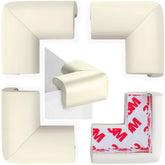 WEPOL soft foam corner protector white 4-pack cushions sharp edges for kids.