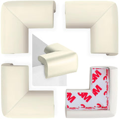 WEPOL soft foam corner protector white 4-pack cushions sharp edges for kids.