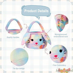 Wepop Easter basket handle closeup highlighting sturdy carrying grip