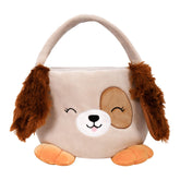 Wepop Easter dog basket with ears for cute egg hunts.