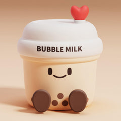 WesData bubble milk cup night light dimmed for a calm nursery ambience
