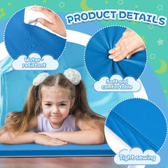 Wesiti nap mats waterproof PU leather exterior for easy cleaning.