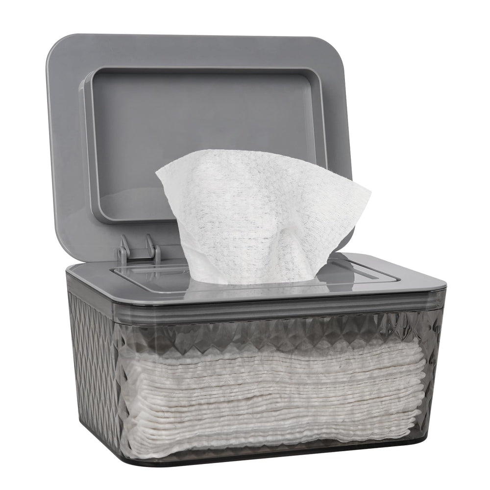 Whiidoom wipes dispenser with clear design shows remaining wipes for timely refills.