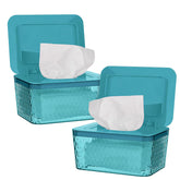 Whiidoom wipes dispenser with a clear view showing remaining wipes for quick refills.