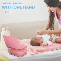 Whiidoom large-capacity case holds at least 80 wipes.