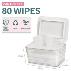 Whiidoom wipes dispenser designed for one-handed use, ideal when holding a baby.
