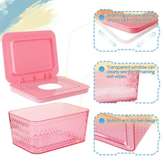 Whiidoom seal-lid keeps wipes moist and clean between uses.