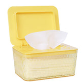 Whiidoom wipes dispenser with transparent window for easy refill visibility.