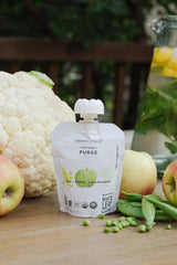 Non-GMO USDA Organic badge visible on White Leaf Provisions pouch.