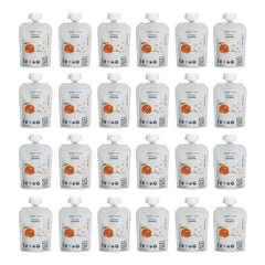 White Leaf Provisions squeezable-baby-pouch supports self-feeding and mess-free feeding.