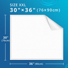 WhyWorry bed pad soft top layer improves skin comfort