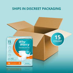WhyWorry flexible-fit soft materials provide comfortable wear for many bodies.