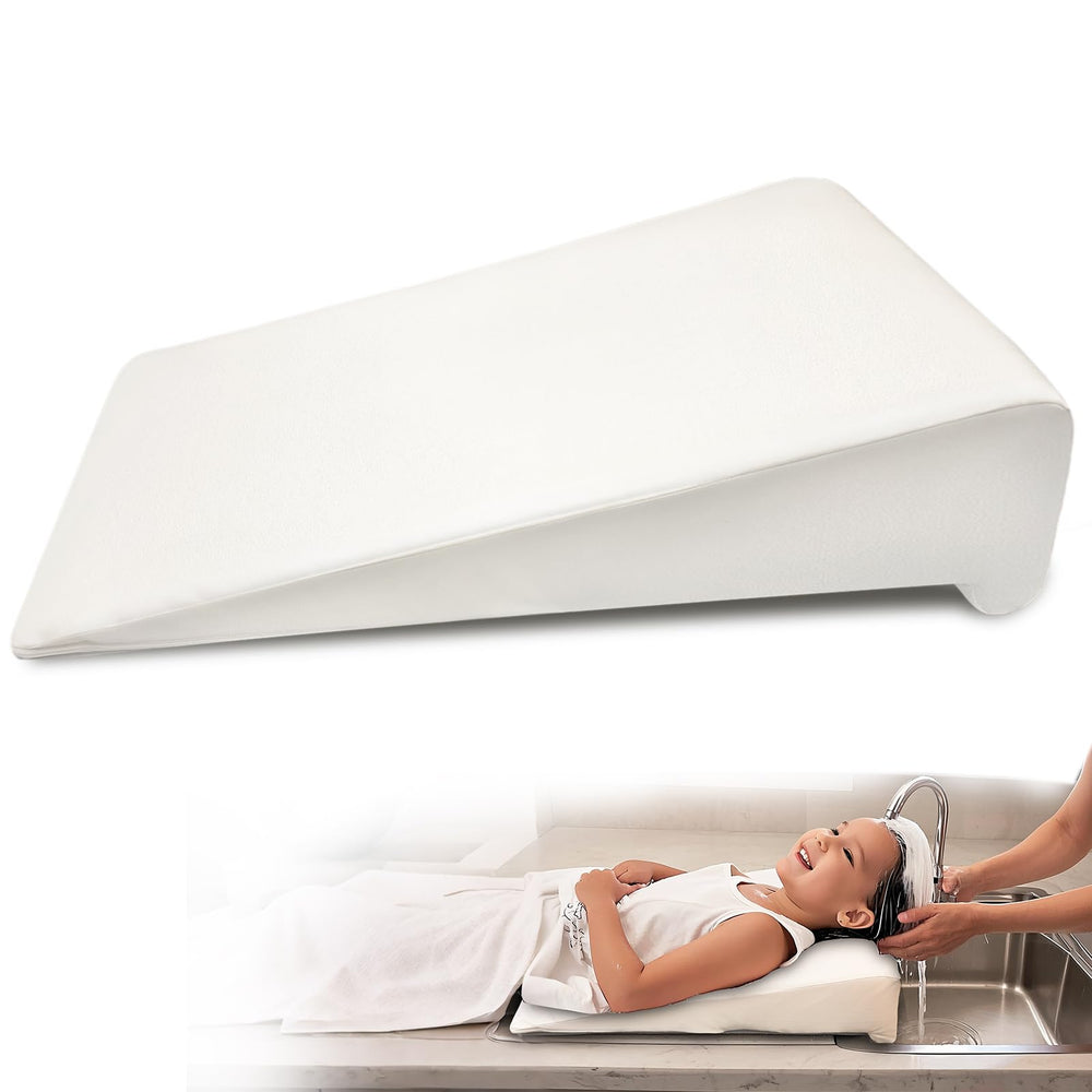 Wibeelee hair washing station ergonomic design supports gentle neck comfort during rinsing