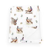 Wicbfdfv watercolor pheasant blanket offers ultra-soft warmth for newborn snuggles.