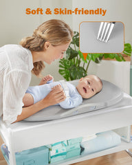 Widitn waterproof EVA surface wipes clean after diaper changes