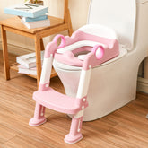 Wiifo potty training seat step stool pink supports independent climbing and seating