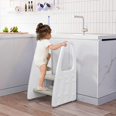 Wiifo step stool with non-slip pads for secure footing.