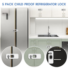 Wilbeva fridge locks in action, opening and closing demonstration
