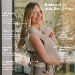 WildBird Aerial Buckle Wrap with padded waist belt offers all-day comfort.