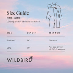 WildBird Ring Sling linen texture close-up highlights breathable fabrics for warm days.