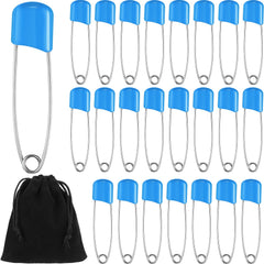 Willbond diaper pins blue locking closures secure cloth diapers.