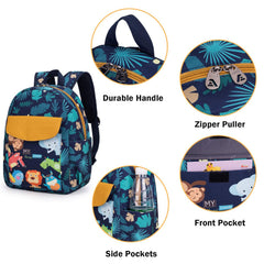 Willikiva 2D zoo backpack with harness, designed for early walkers.