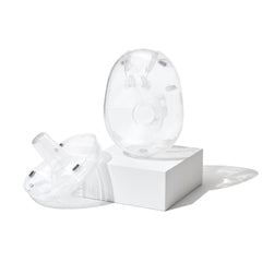 Willow 360 flanges 24mm offer precise fit for comfortable pumping.