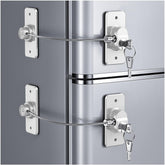 WILNIRY 2-pack refrigerator door lock with adhesive for kitchen safety