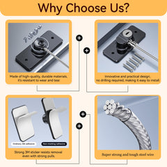 WILNIRY self-adhesive fridge lock no tools required.