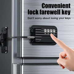 WILNIRY upgraded refrigerator lock adhesive-application on fridge surface
