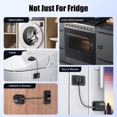 WILNIRY upgraded refrigerator lock password-reset feature for easy code management