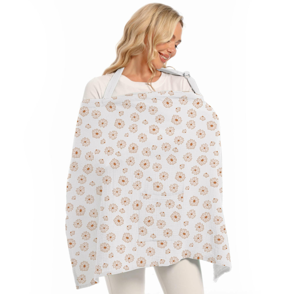 Wimist Wimst nursing cover provides privacy during feeding in public spaces.