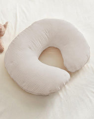 Wimist muslin nursing pillow cover 25x18 inch material emphasizes breathable cotton muslin