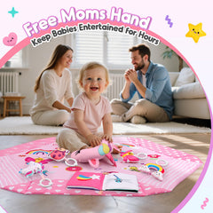 Windidi Unicorn Baby Gym Toy set enabling tactile exploration