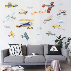 Windvale kids room airplane decoration sparks creativity with DIY wall art.