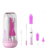 Winforhour travel electric bottle brush set for on-the-go cleaning.