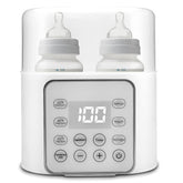 Winged Whale 9-in-1 bottle warmer front view showing compact design for space-saving feeding