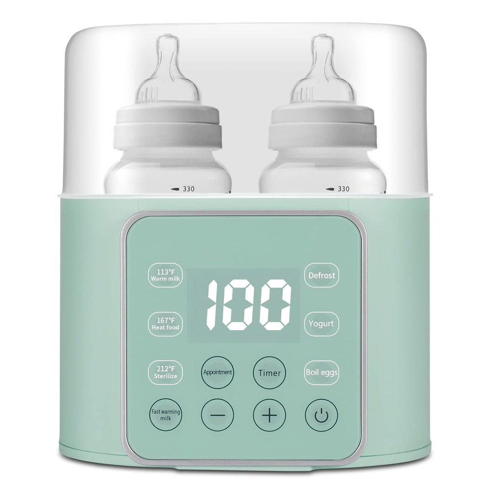 Winged Whale Baby Bottle Warmer front view for quick, convenient feeding prep.