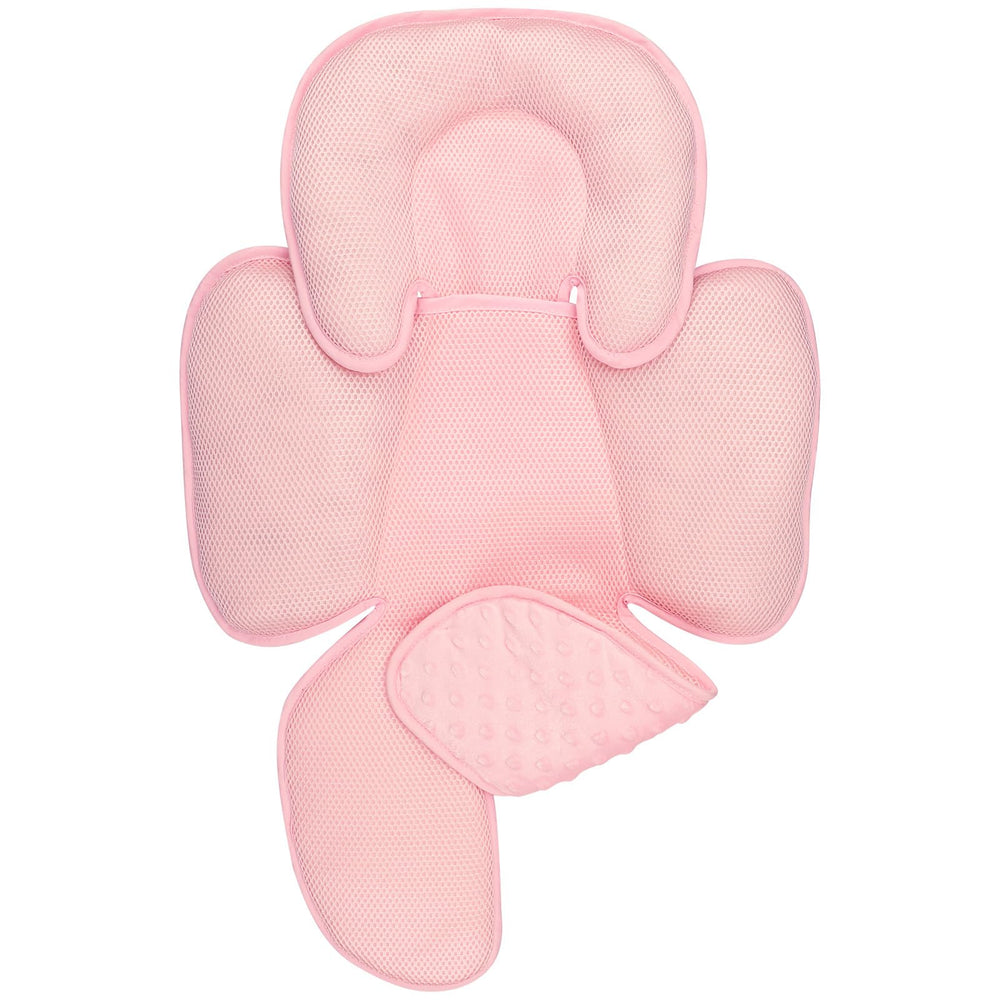 WINGHENLEE 2-in-1 head support for carseat in pink offers stable head and back alignment.