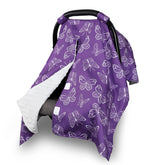 Winghenlee baby car seat cover with universal fit protects from wind and dust